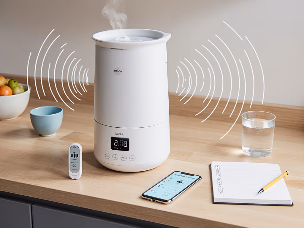 steamer_noise_testing_on_counter