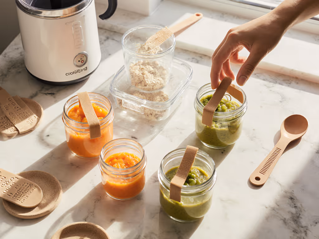 blind_parent_using_textured_storage_containers_with_rubber_band_markers