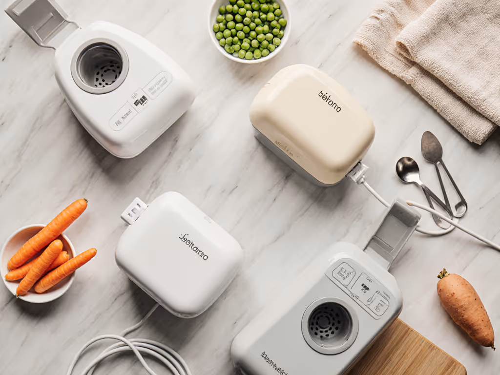 left-handed_parent_testing_baby_food_maker_ergonomics