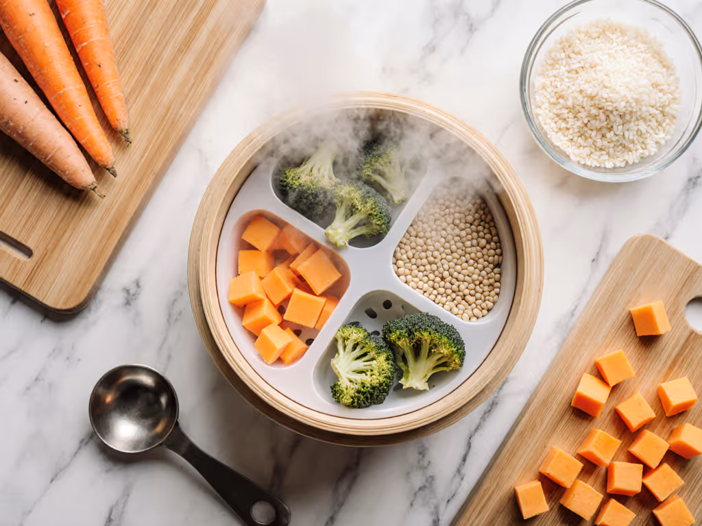 safe_steam_cooking_for_baby_food_preparation