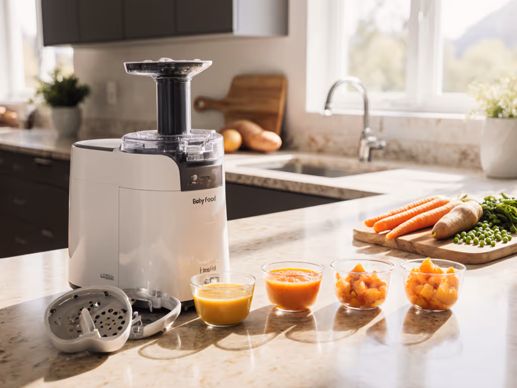 Baby Food Maker Attachments: Smooth to Chunky Made Simple